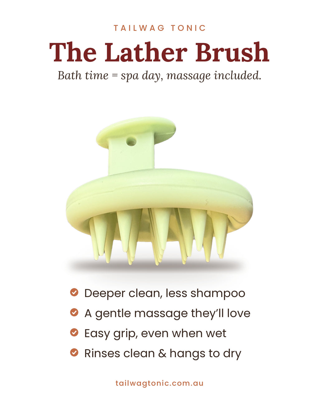 Silicone Bath & Massage Brush